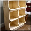 F81. Pine shoe storage. 